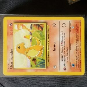 Charmander Pokemon card 1995-1998 Original  Very Good Condition 46/102 50HP